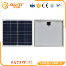 panel de energía solar personalizado poli 55w para el precio de uso del sistema solar en mx